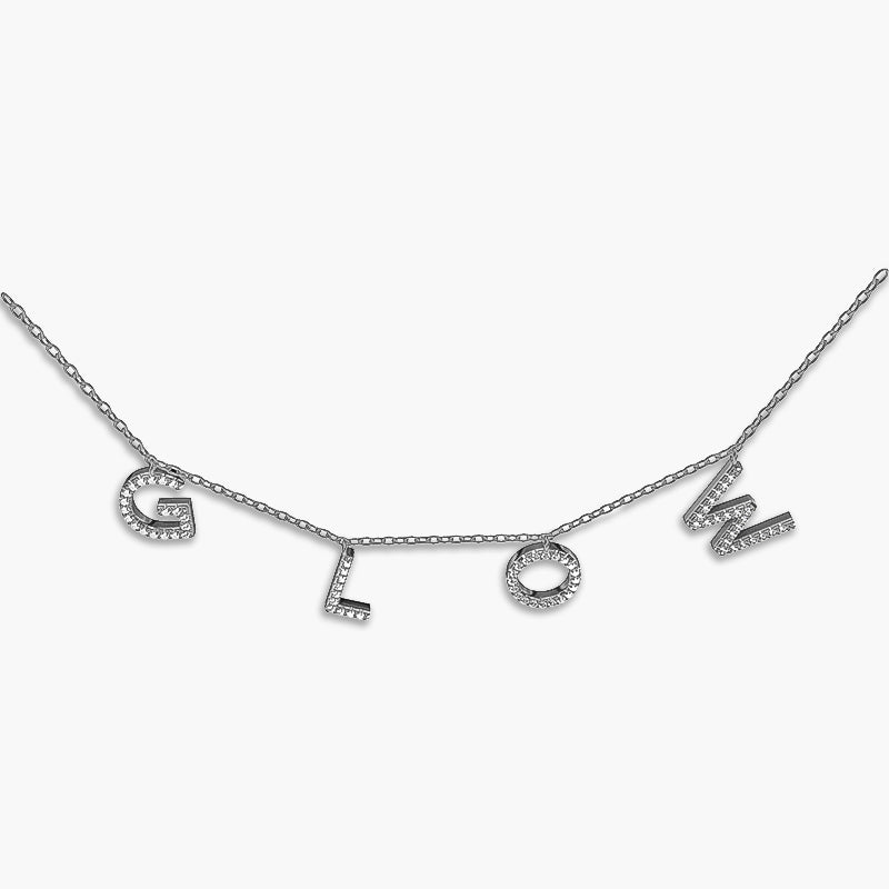 Lilly Letters Necklace Glow