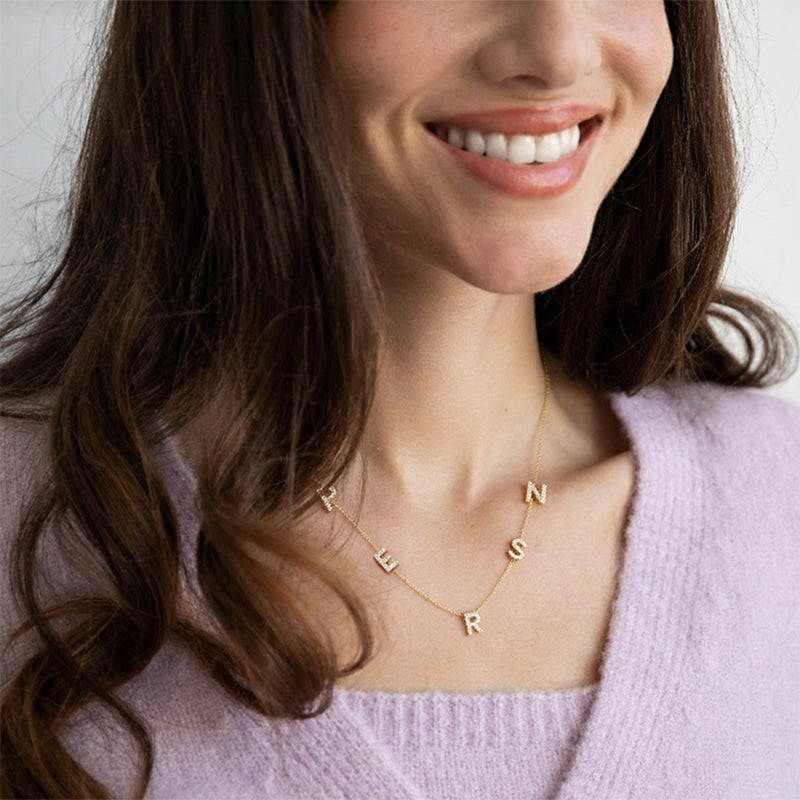 PERSN by Rauschmayer - Necklace - Maja Letters Necklace