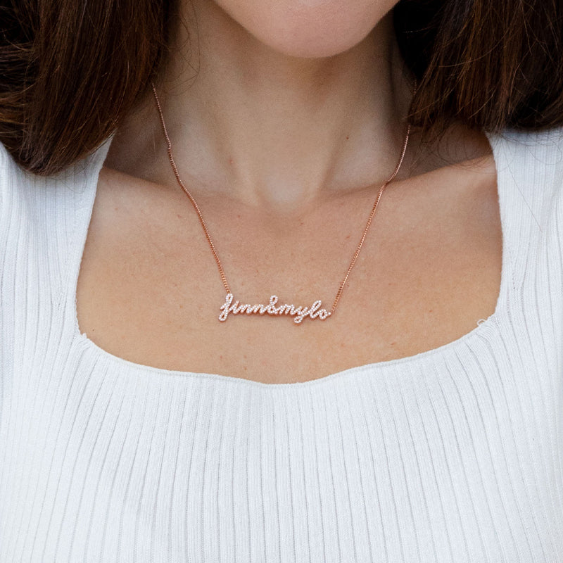 PERSN by Rauschmayer - Necklace - Signature Name Necklace