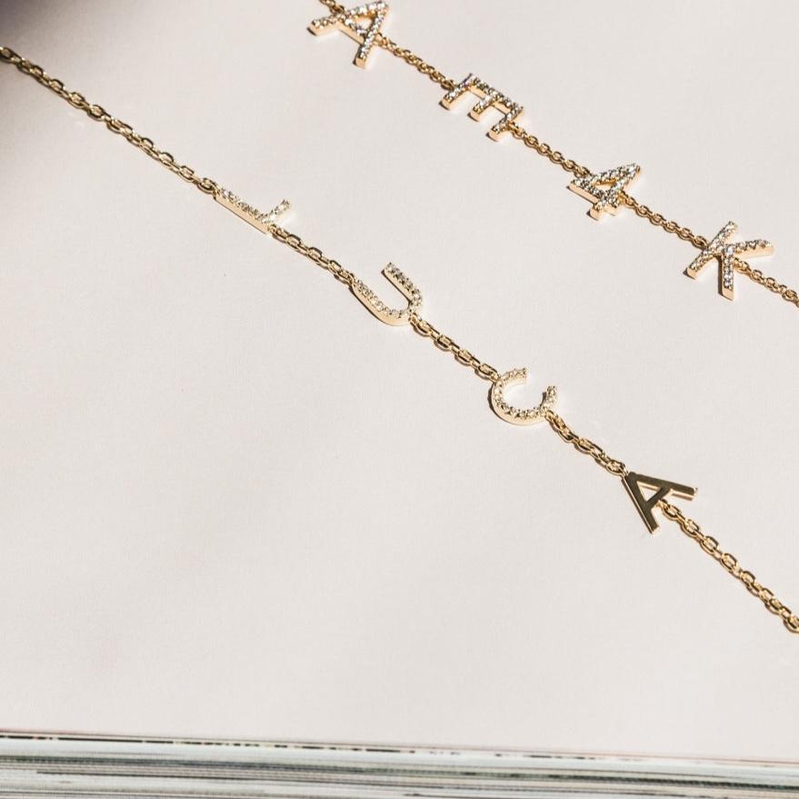 PERSN by Rauschmayer - Anklet - Maja Letters Anklet