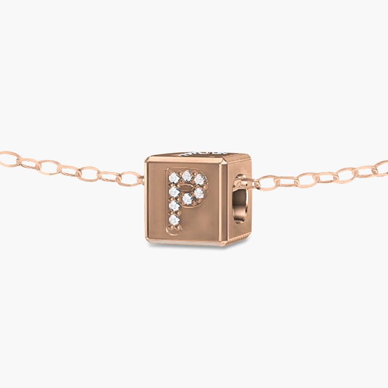 PERSN by Rauschmayer - Necklace - Cube Charm Necklace