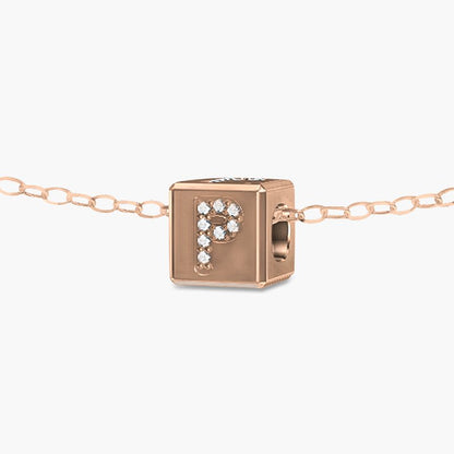 PERSN by Rauschmayer - Necklace - Cube Charm Necklace
