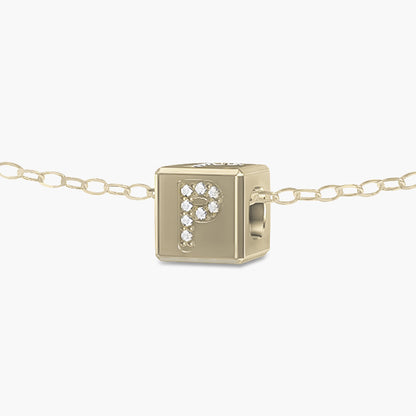 PERSN by Rauschmayer - Necklace - Cube Charm Necklace