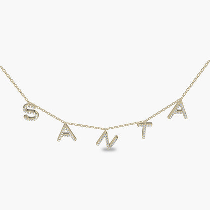 Lilly Letters Necklace Santa Baby
