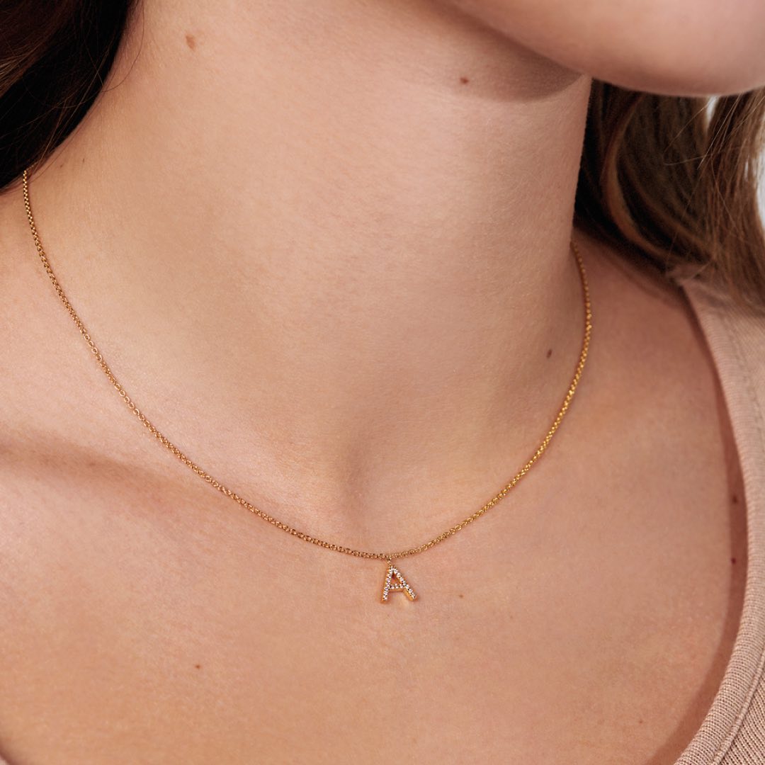 PERSN by Rauschmayer - Necklace - Lily Letters Necklace