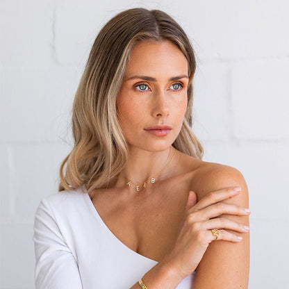 PERSN by Rauschmayer - Necklace - Lily Letters Necklace