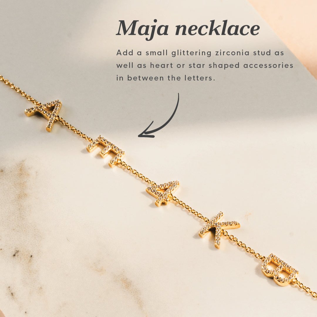 PERSN by Rauschmayer - Necklace - Maja Letters Necklace