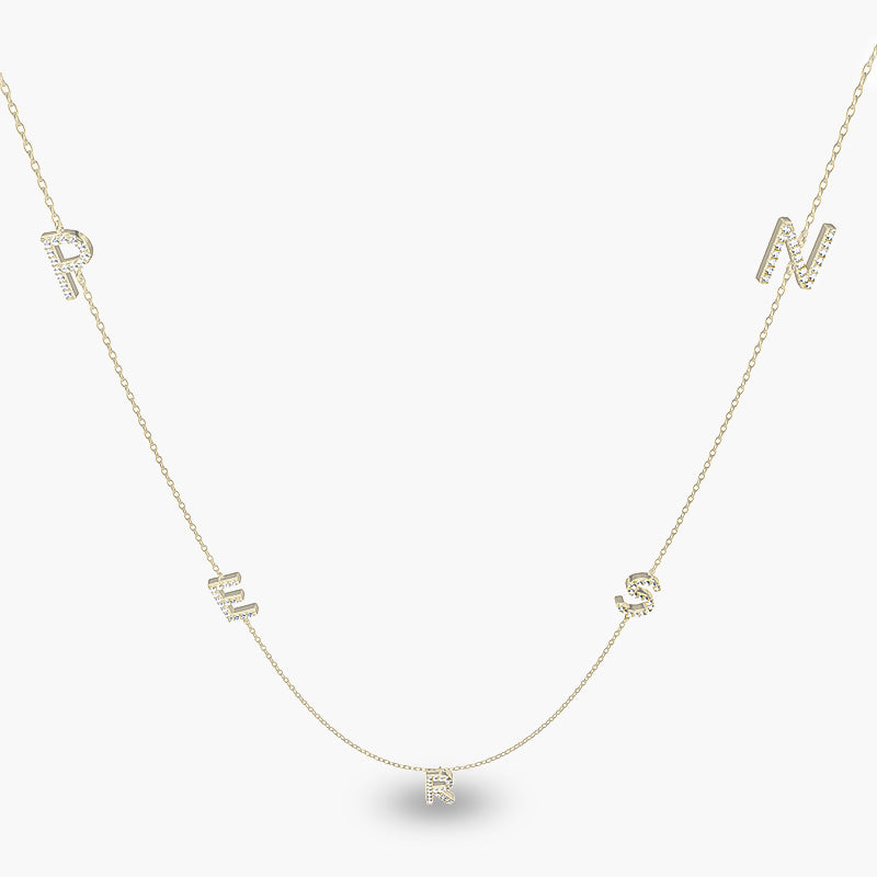 PERSN by Rauschmayer - Necklace - Maja Letters Necklace