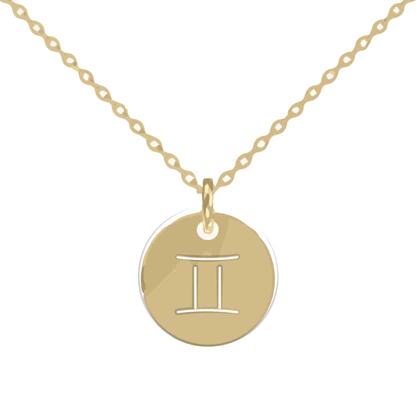 Personalized Necklace Cut-Out Zodiac