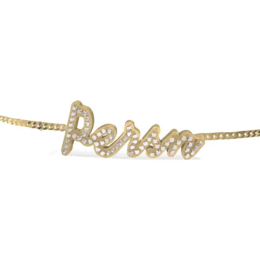 Personalized Anklet Signature