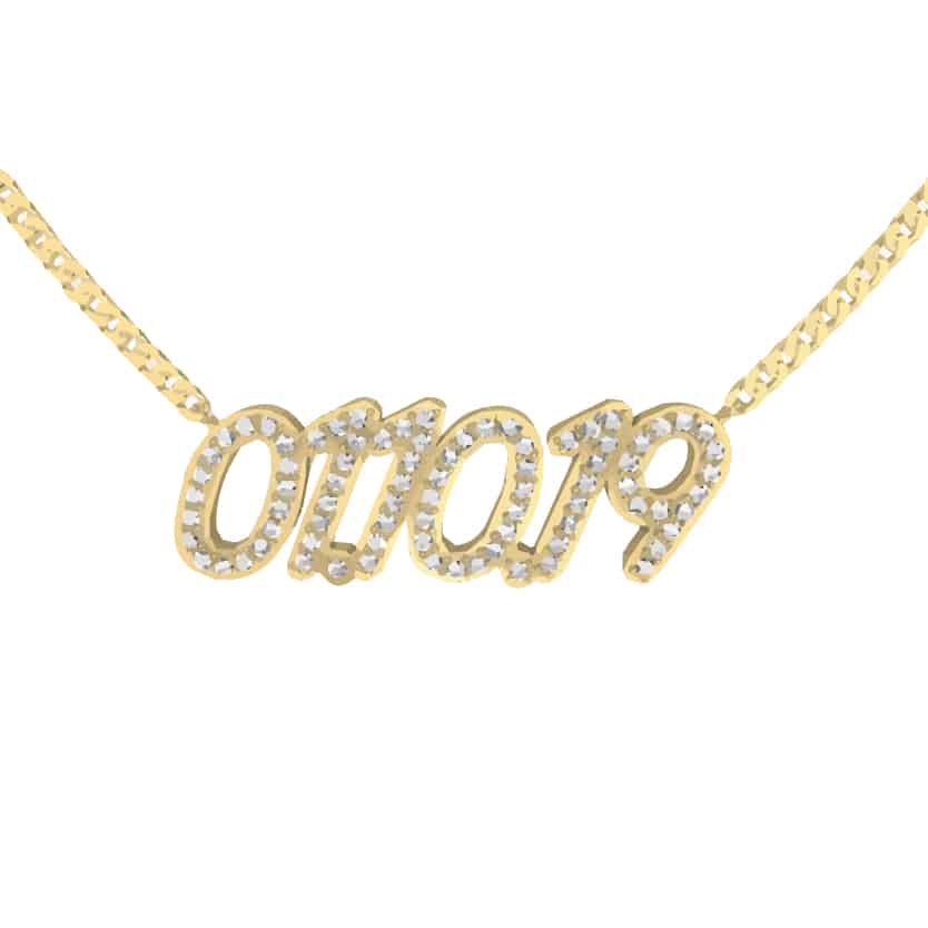 Personalized Necklace Signature DatePersonalized NeckPersonalized Necklace Signature Date Hover